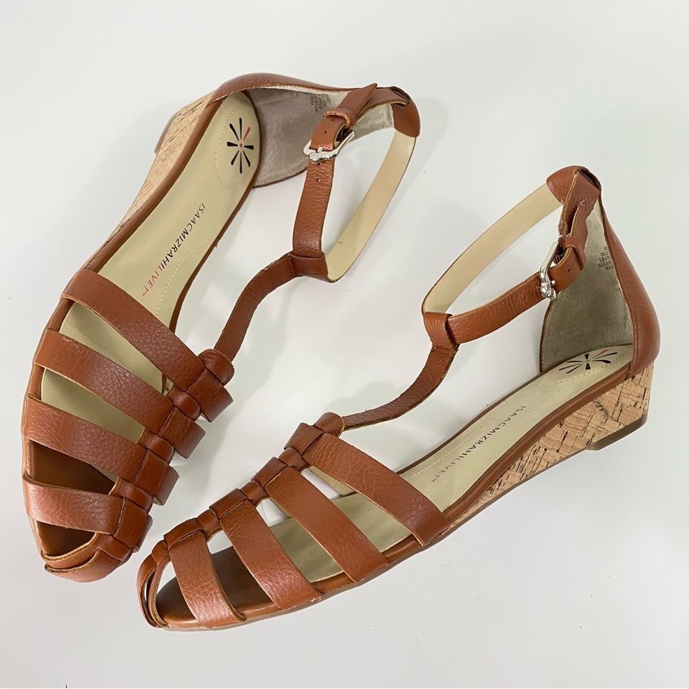 Isaac Mizrahi Live! IM Julia Leather Sandals Sz 10